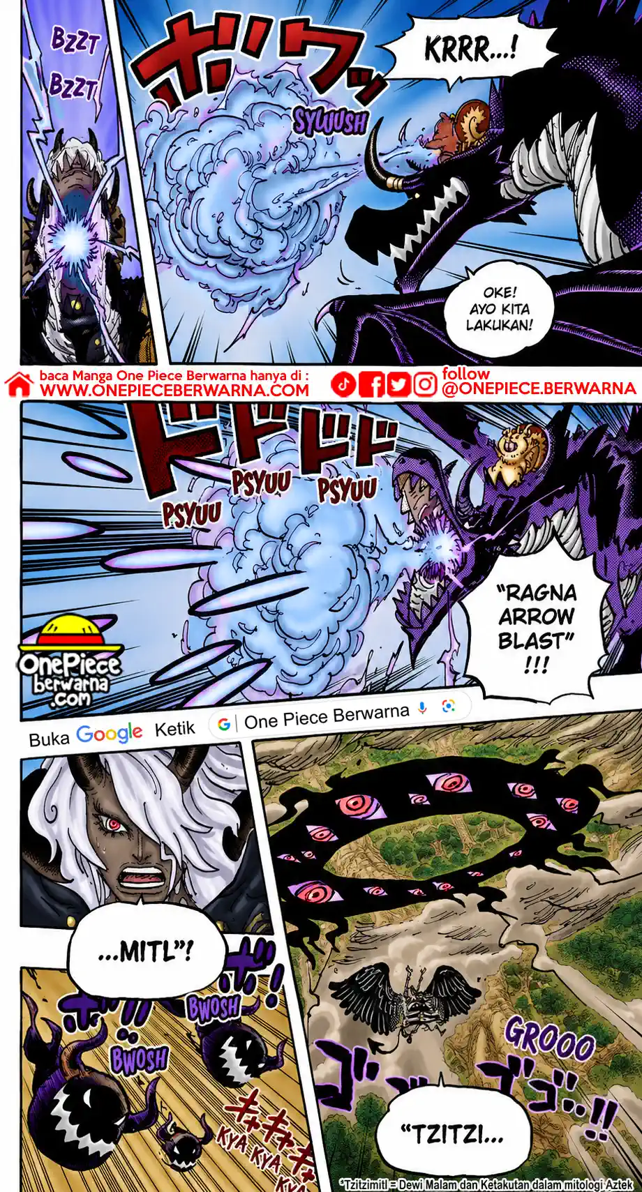 One Piece berwarna 1182 1183 1184 bahasa indonesia